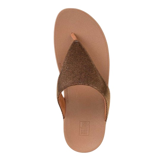 FitFlop Dames-sandalen Lottie met glinsterende bandjes (Brons) - Image 2