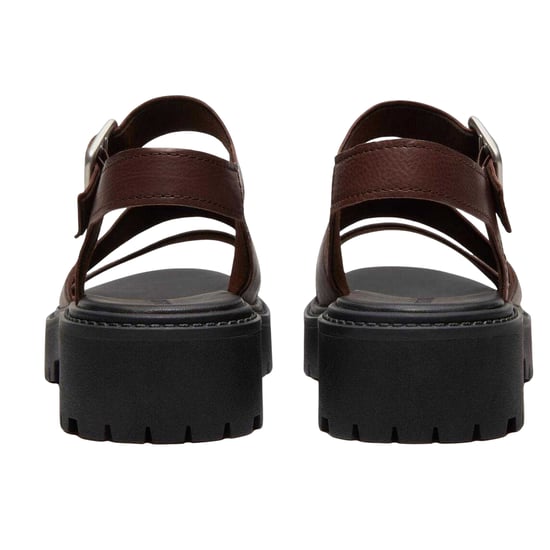 Timberland Lederen platte gladiatorsandalen voor dames (Bruin) - Image 2