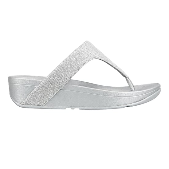 FitFlop Dames-sandalen Lottie met glinsterende bandjes (Zilver) - Image 1