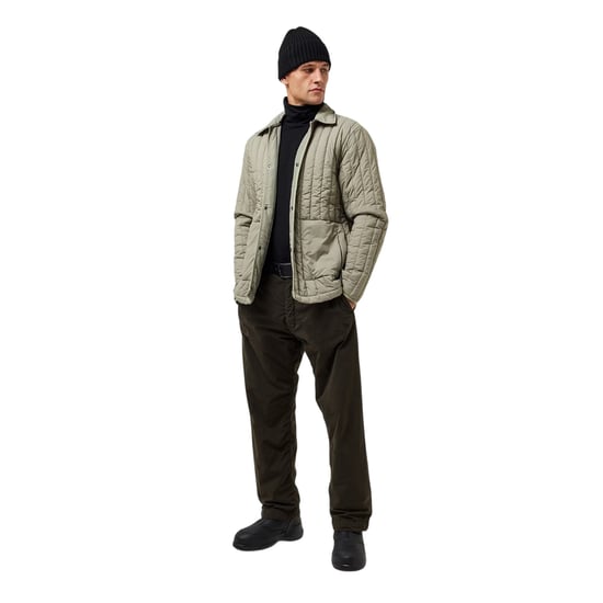Rains Heren Banja-overshirt met relaxte pasvorm (Drijfhout) - Image 1