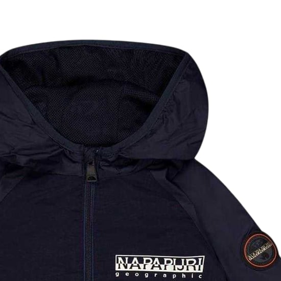 Napapijri Allori waterafstotend jack in standaardpasvorm voor kinderen (Marineblauw) - Image 3