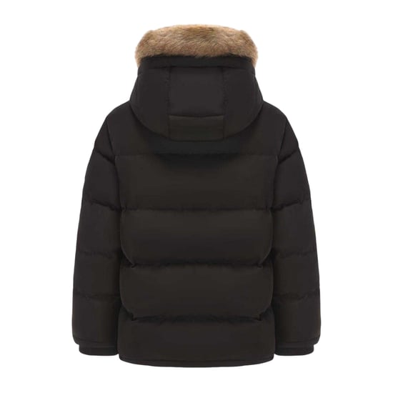 SoulCal Gewatteerde fleece-pufferjas met dubbele rits voor kinderen (Zwart) - Image 2