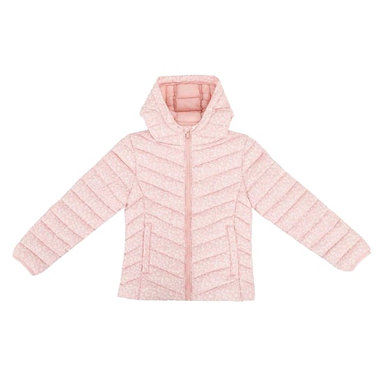 SoulCal Nylon gewatteerde jas voor meisjes (Roze) - Image 1