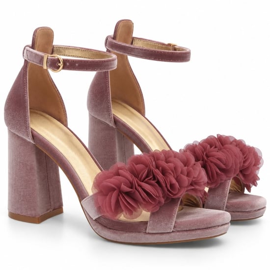 Montevita sandaal met hak voor dames, roze - Image 1