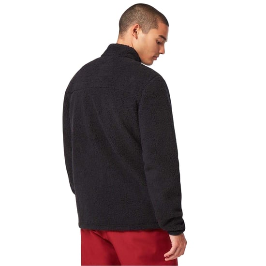 Oakley Heren Sherpa Fleece Jas (Zwart) - Image 4