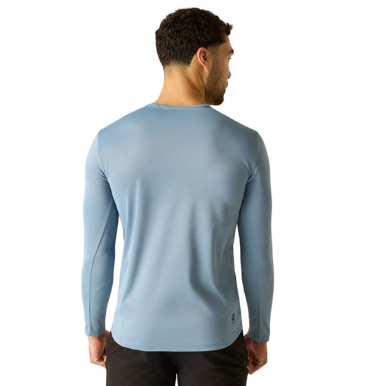 Dare 2B Heren Ventura Grid-fleece met ronde hals (Schemerig blauw) - Image 5