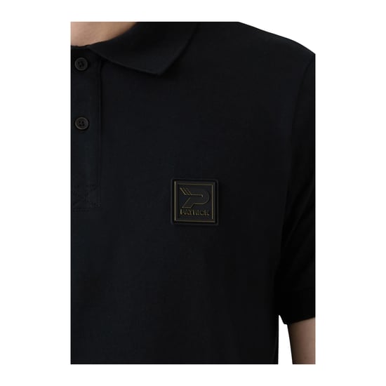 Patrick Harrison-poloshirt voor heren (Zwart) - Image 4