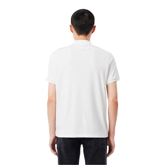Lacoste Polohemd met korte mouwen van Pima-katoen voor heren (Wit) - Image 3