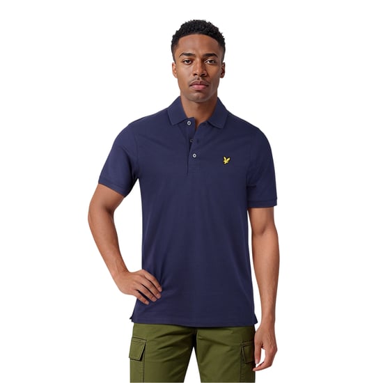 Lyle & Scott Herenpolo met korte mouwen (Grijsstone) - Image 1