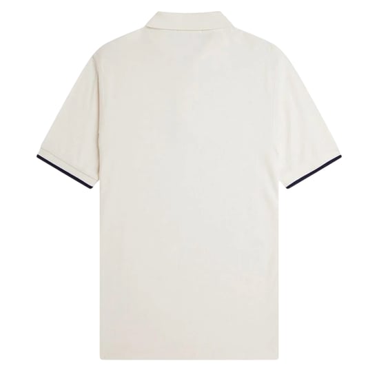 Fred Perry Heren Ritssluiting Polo Shirt (Ecru/Zwart) - Image 3