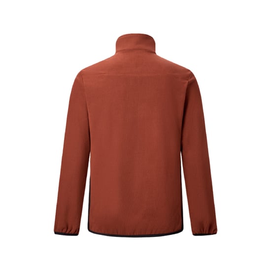 Regatta Herenfleece met Eadle-logo en doorlopende ritssluiting (Verbrand Henna/Zwart) - Image 3