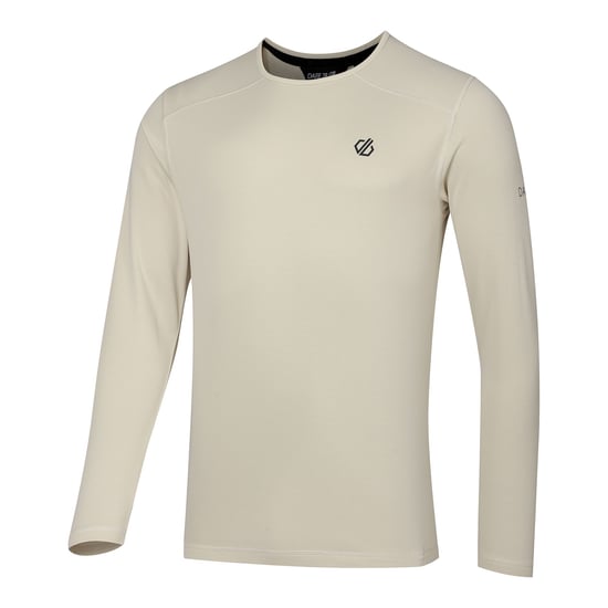 Dare 2B Heren Ventura Grid-fleece met ronde hals (Amandelmelk) - Image 4