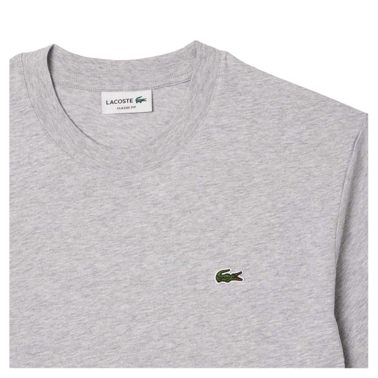 Lacoste Heren Geborduurd T-shirt met logo (Licht) - Image 4