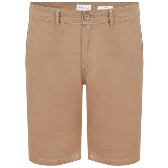 SoulCal Heren Chino Shorts (Donker zand) - Image 1