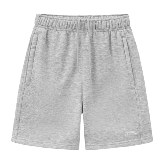Slazenger Slaz-fleece-shorts voor kinderen (Grijze Mergel) - Image 1