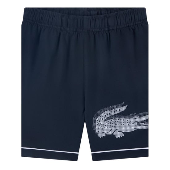 Lacoste Geweven trainingsbroek met logo voor kinderen (Zwart) - Image 2