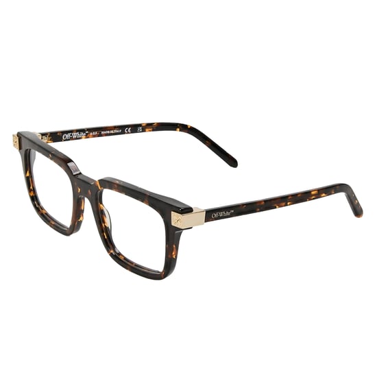Off White Unisex-zonnebril voor volwassenen, model 8S (Donker Havana Bruin) - Image 1