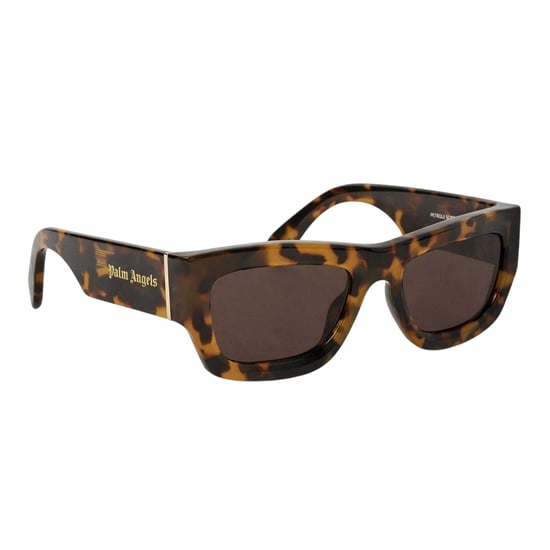 Palm Angels Rechthoekige zonnebril voor heren van Auberry in schildpadkleur (Havana Bruin) - Image 1