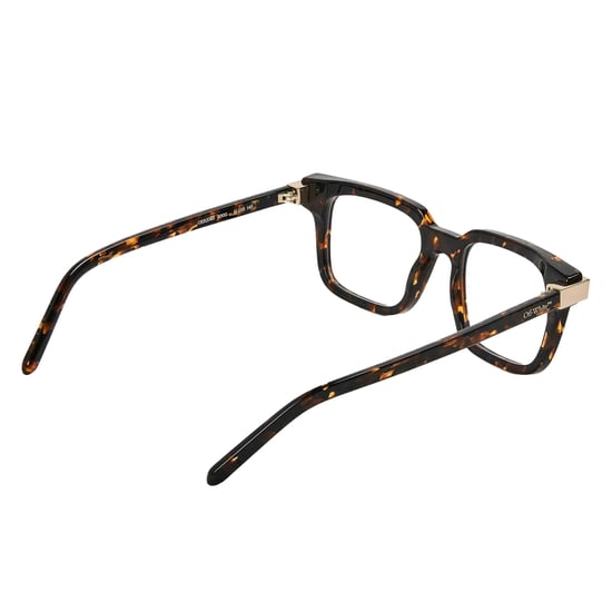 Off White Unisex-zonnebril voor volwassenen, model 8S (Donker Havana Bruin) - Image 2