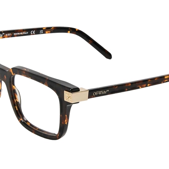 Off White Unisex-zonnebril voor volwassenen, model 8S (Donker Havana Bruin) - Image 3