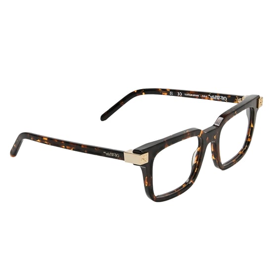 Off White Unisex-zonnebril voor volwassenen, model 8S (Donker Havana Bruin) - Image 4