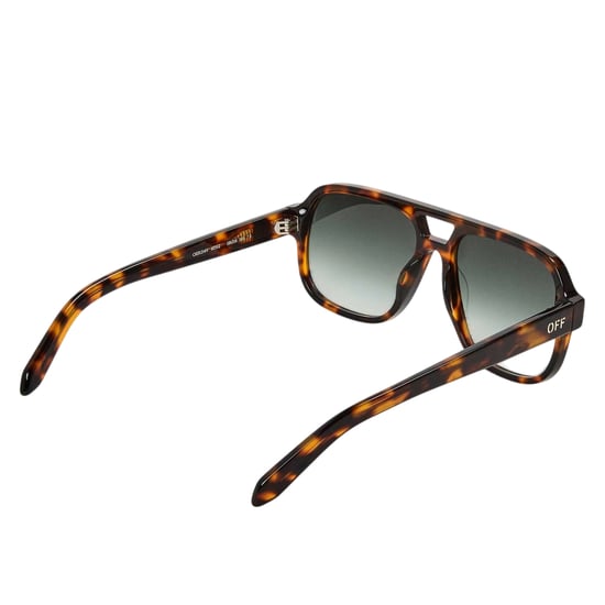Off White Unisex-zonnebril voor volwassenen van het merk Forks (Havana/Bruin) - Image 2