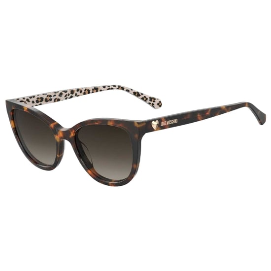 Moschino Moscsun Cat Eye-zonnebrillen voor dames (Havana Bruin) - Image 1