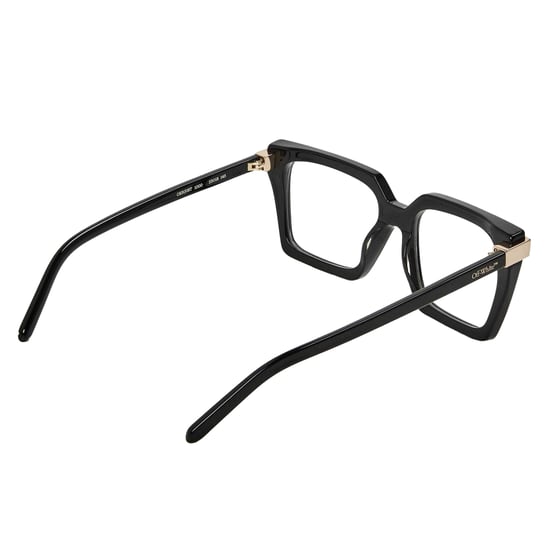 Off White Unisex-zonnebril voor volwassenen, model 8t, met gouden details (Zwart) - Image 2