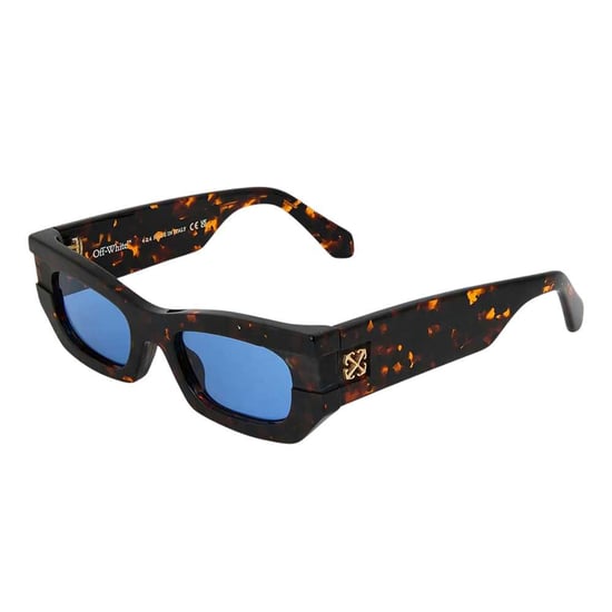 Off-White Unisex-zonnebril voor volwassenen met Belleville Cross-logo (Havana) - Image 1