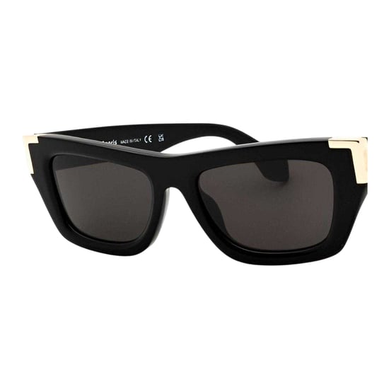 Palm Angels Unisex Malibu rechthoekige zonnebril voor volwassenen (Zwart/Donkergrijs) - Image 3