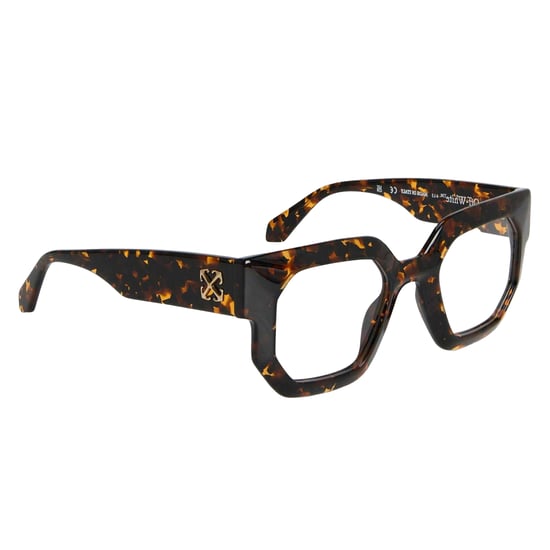 Off-White Unisex-zonnebril voor volwassenen, model 8b met logo (Havana) - Image 3