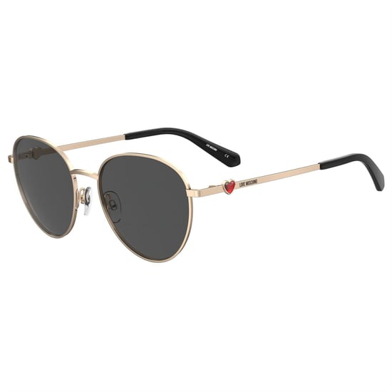 Moschino Moscsun ronde zonnebril voor heren (Roze Goud) - Image 1
