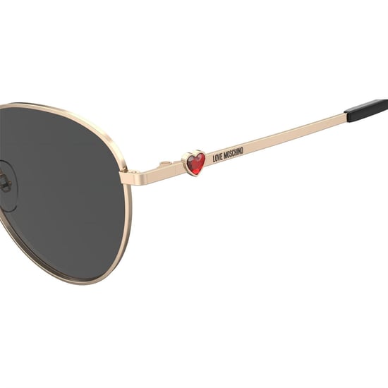 Moschino Moscsun ronde zonnebril voor heren (Roze Goud) - Image 4