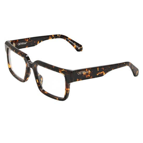 Off White Unisex zonnebril voor volwassenen, model 8m, in schildpadkleur (Donker Havana Bruin) - Image 1