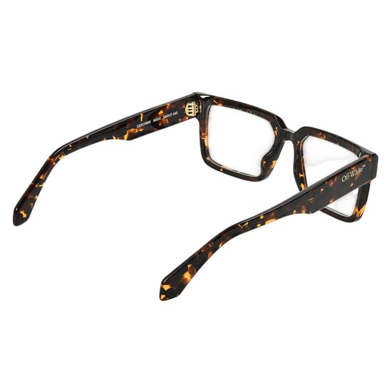 Off White Unisex zonnebril voor volwassenen, model 8m, in schildpadkleur (Donker Havana Bruin) - Image 2