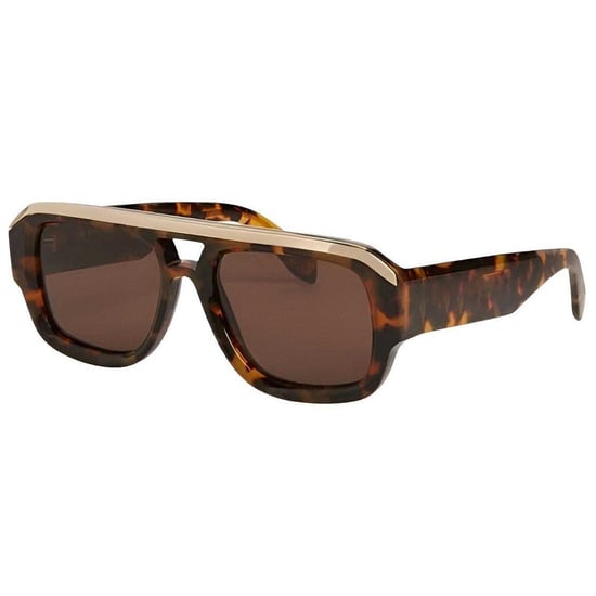 Palm Angels Rechthoekige Stockton-zonnebril voor heren (Havana Bruin) - Image 2