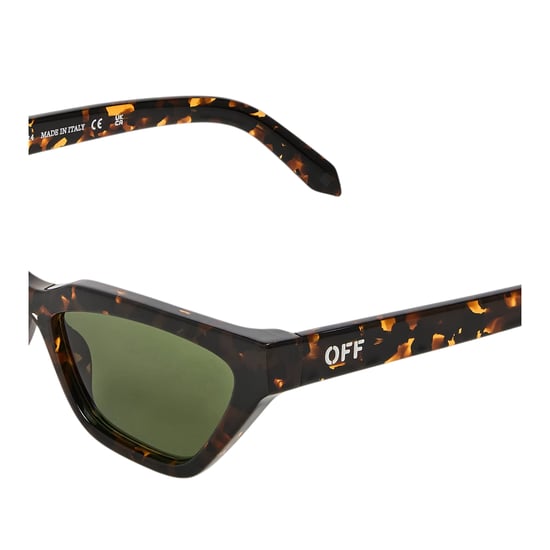 Off White Madison-zonnebril voor volwassenen (unisex) (Havana/Groen) - Image 3
