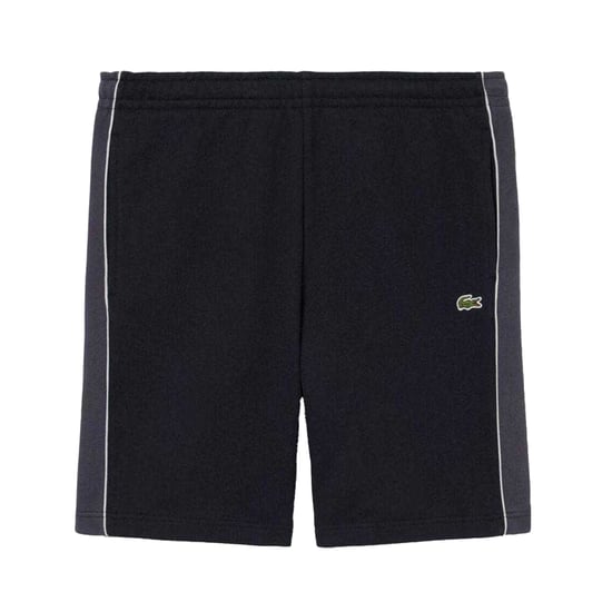 Lacoste Herenfleece-short met streep aan de zijkant (Zwart) - Image 2