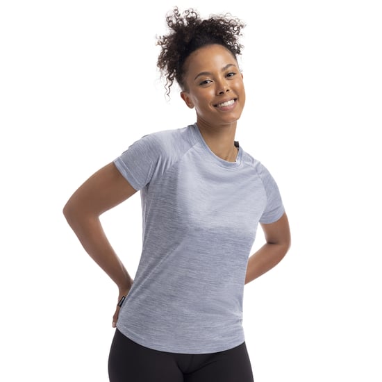 Trespass Dames/Dames Selinne Duo Skin Active Top (Blauwe Mist Marl) - Image 1