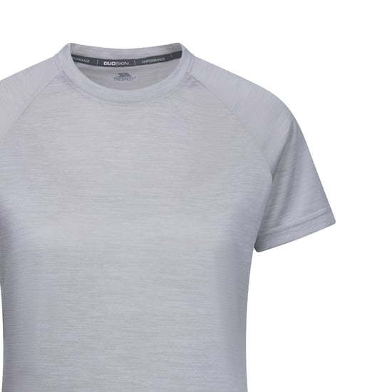 Trespass Dames/Dames Selinne Duo Skin Active Top (Grijze Mergel) - Image 3