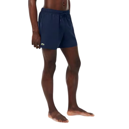 Lacoste Heren Logo Zwemshort (Marine) - Image 4