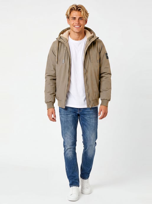 Alessandro Salvarini Heren Winterjas AS-431 – Warm Met Teddyvoering & Capuchon - Image 5