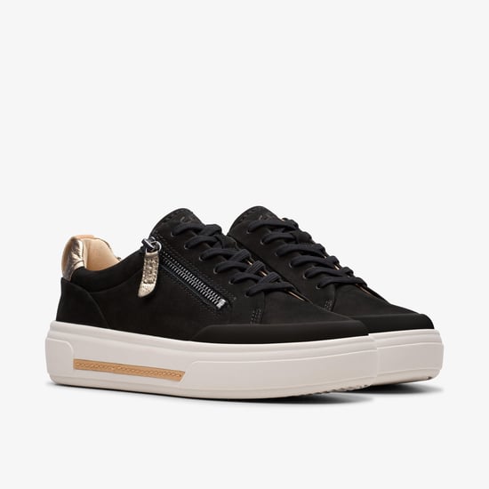 Hollyhock Zip Black Nubuck Sneakers - Image 4
