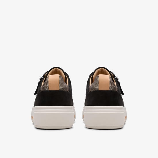 Hollyhock Zip Black Nubuck Sneakers - Image 5