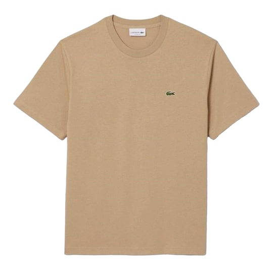 Lacoste Heren Geborduurd T-shirt met logo (Beige) - Image 2