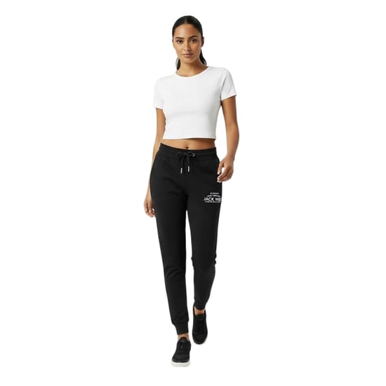Jack Wills Hunston joggingbroek van polykatoen voor dames (Zwart) - Image 1