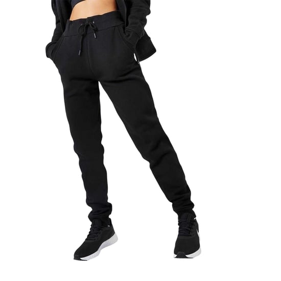USA Pro Dames/Dames Katoenblend Verstelbare Taille Klassieke Joggers (Zwart) - Image 2