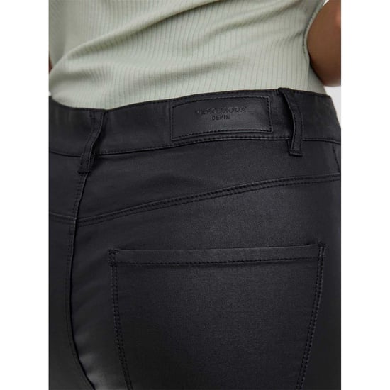 Vero Moda Effen skinny broeken voor dames (Zwart) - Image 4
