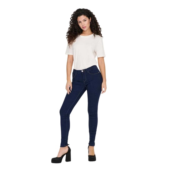 Only Vrouwen/dames Skinny Jeans (Donkerblauw) - Image 1