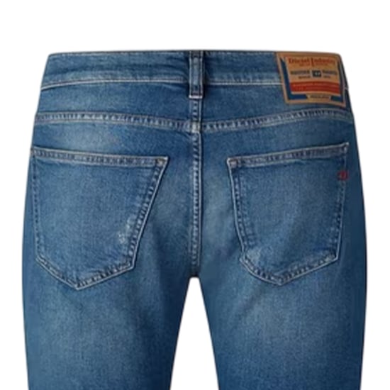 Diesel Herenjeans uit 1998, denim, bootcut-model (Blauwe Denim) - Image 4